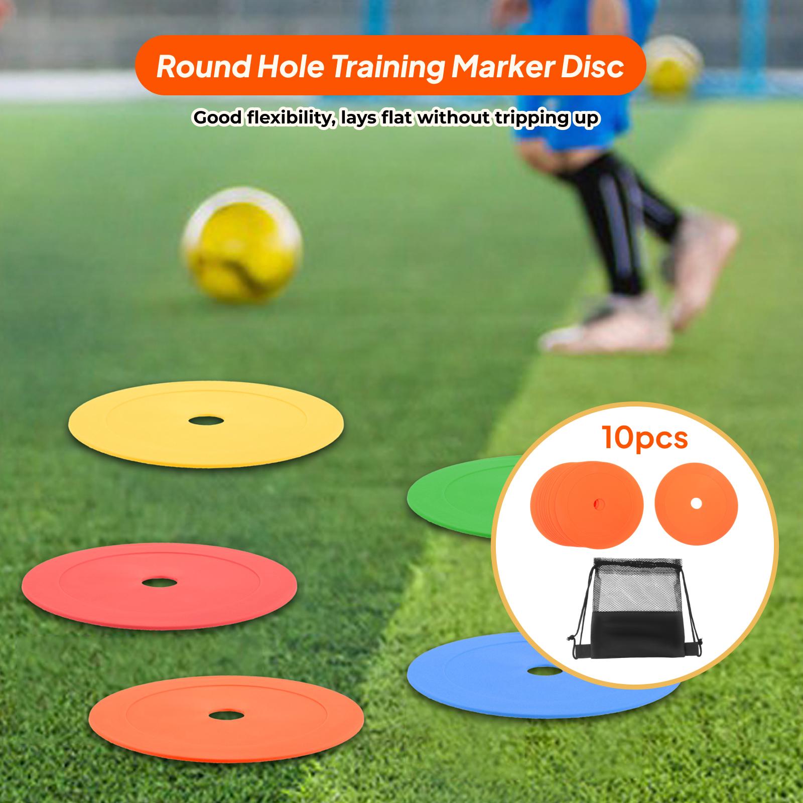Court Marker Cone - 10x platte kegels 6 inch veldplatzmarkeringen