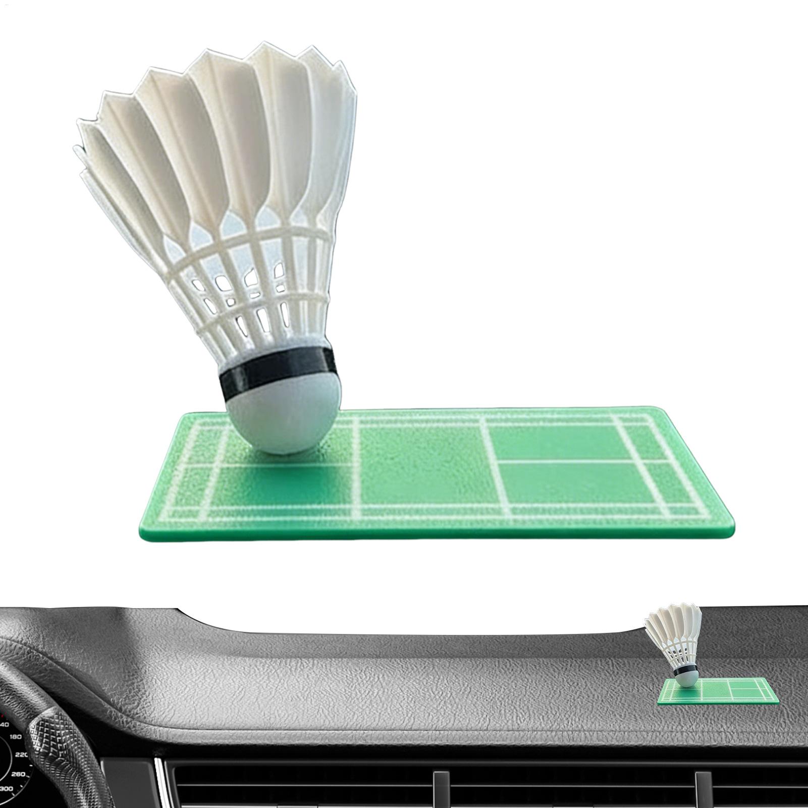 Badminton Shuttlecock - Auto-ornamenten voor dashboard Decoratief badmintonshuttlecock-model Dropping