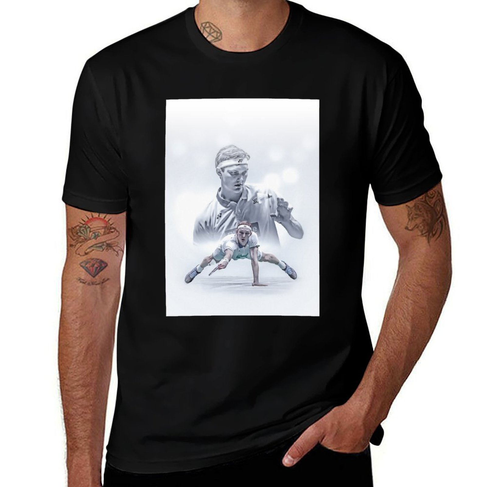 Badminton Denmark - Viktor Axelsen - Denemarken Badminton T-Shirt