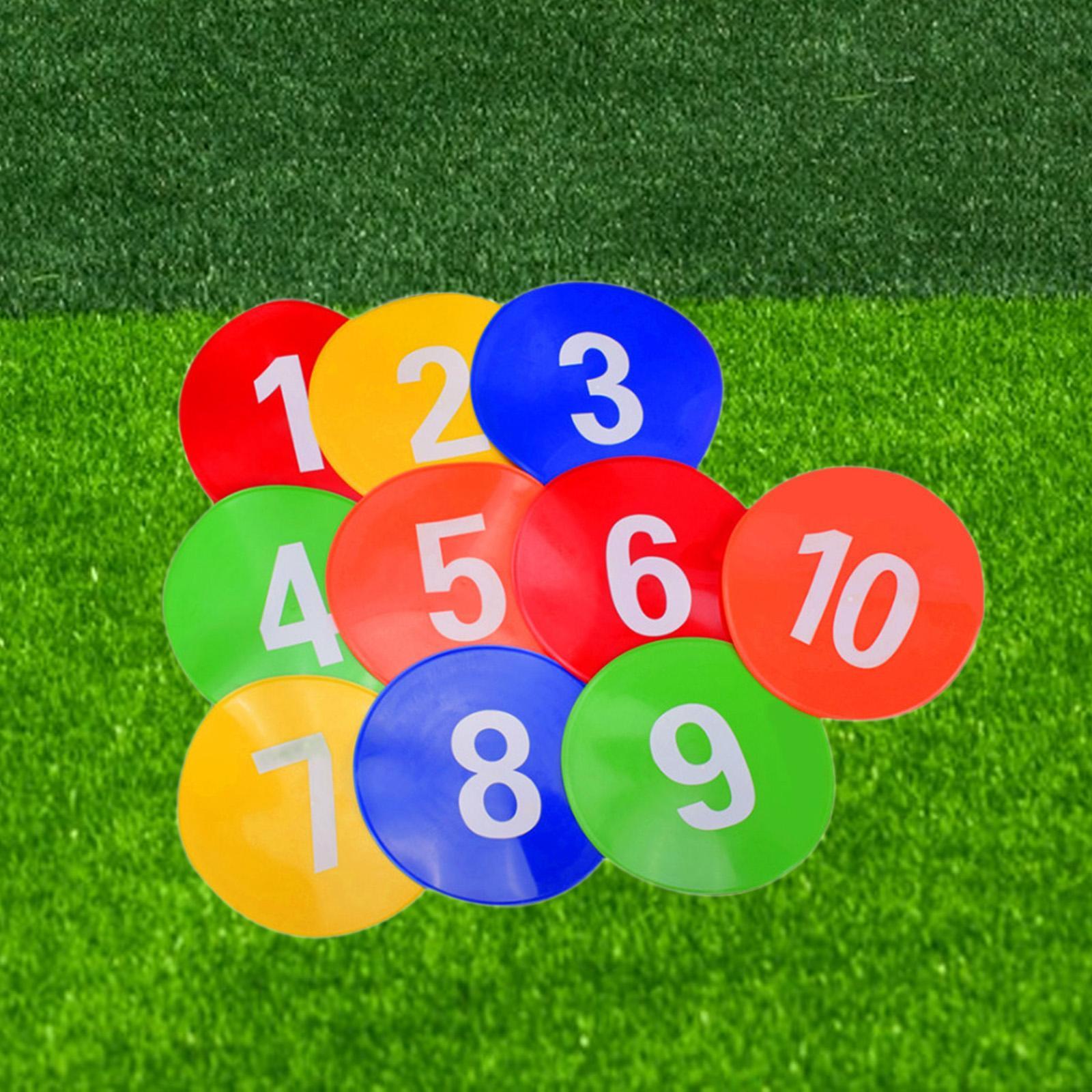 Voetbal platte kegels PVC mark - Court Marker Cone recensie en prijs