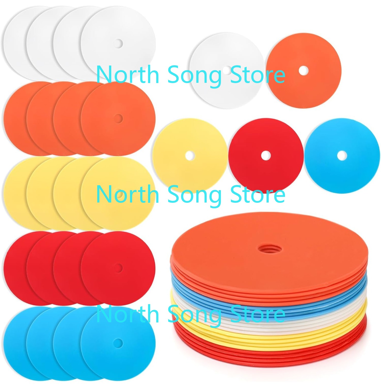 20 stuks 6 '' platte kegels sp - Court Marker Cone recensie en prijs